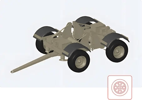 High Speed Mobility Wheel Set